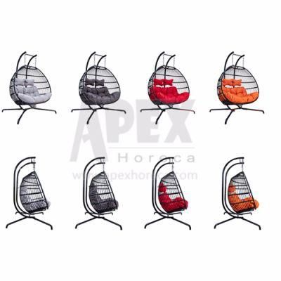 Outdoor Garden Patio Bistro Rattan Wicker Egg Hanging Hammock Chair