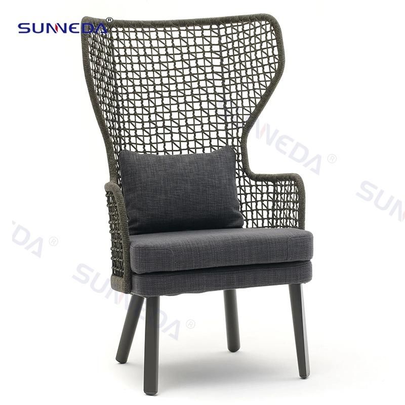 Ecological Design High Quality Durable Bistro Armchair Courtyard Outdoor Furniture