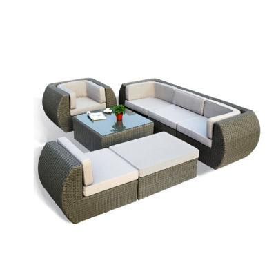 Black and Green Sofa Furniture Sofa Set (CF701)
