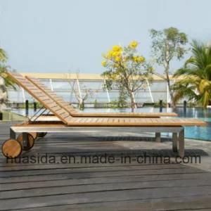 Leisure Modern Design Beach Lounge Chair Made of Stainless Steel