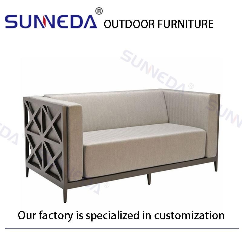 Italian Style Waterproof Crafted Durable Customize 2 Seater Sofa Outdoor Furniture