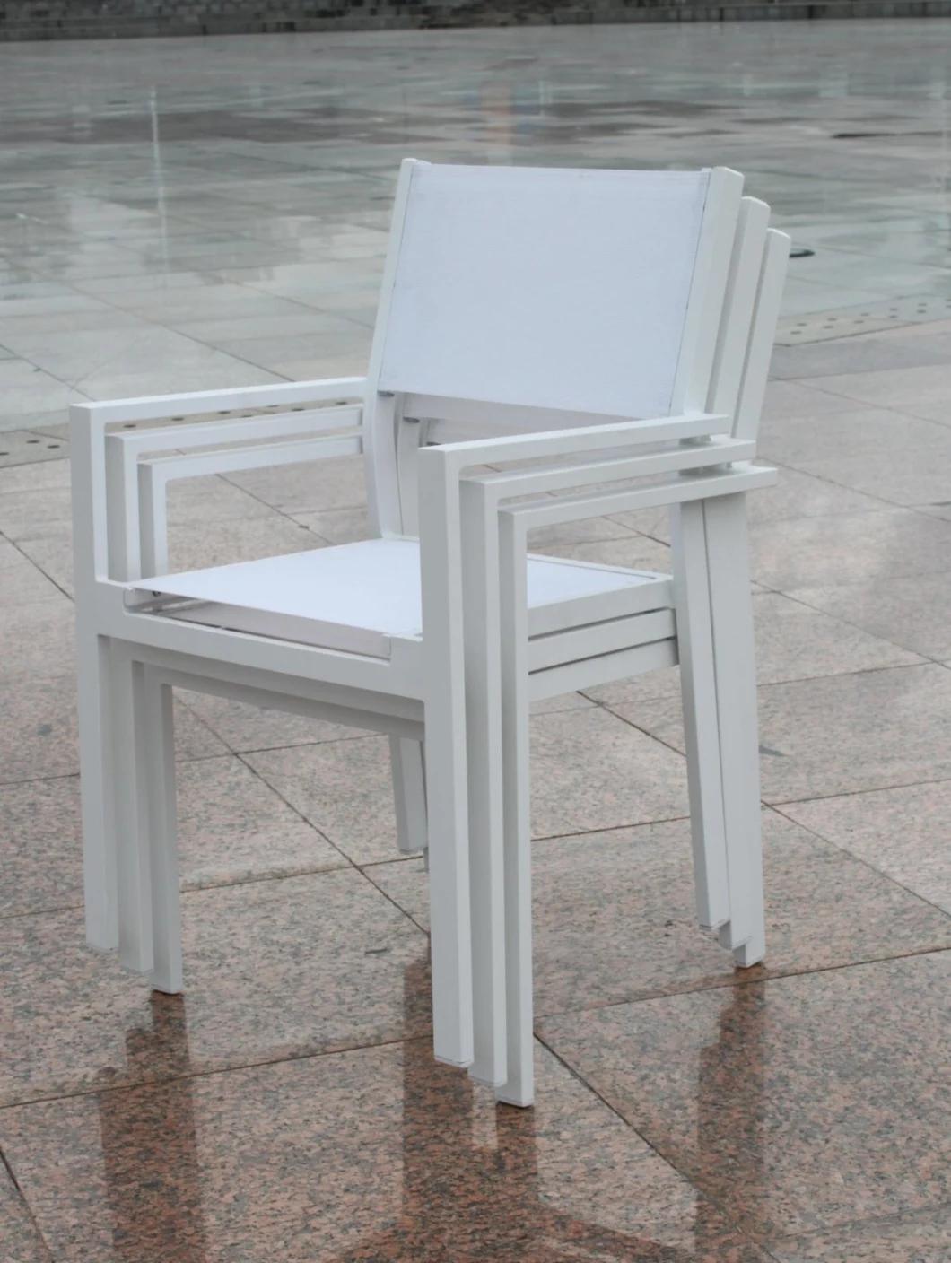 New Metal OEM Customized Modern Outdoor Chairs Extensible Dining Table