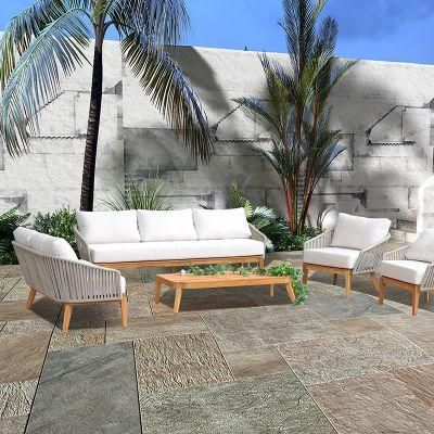 Metal Modern Darwin China Lounge Wood Teak Modular Set Outdoor Sofa New