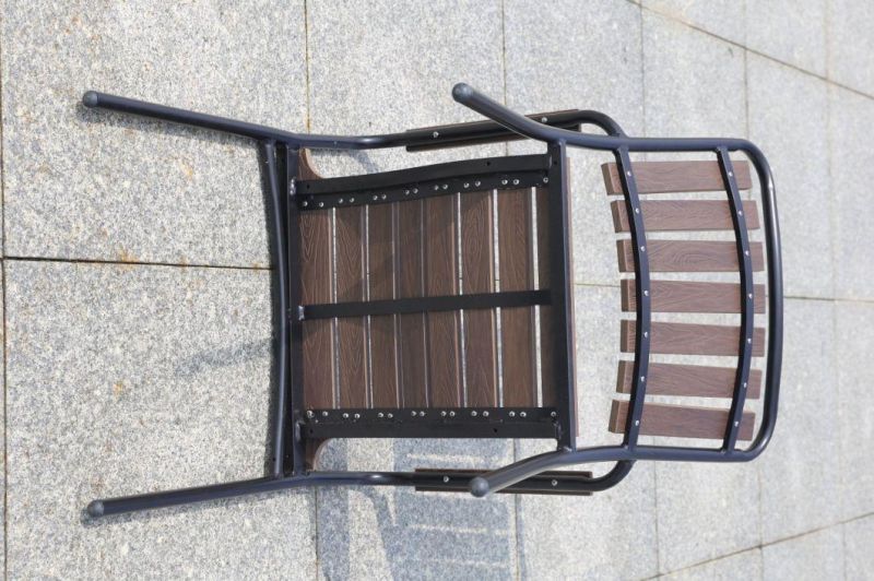 Outdoor Aluminum Patio Plastic Wood Outdoor Table Set Picnic Garden Furniture