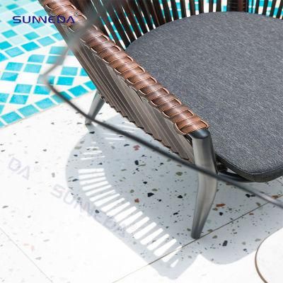 Garden Hotel Swimming Pool Patio Outdoor Rattan Chair with Table