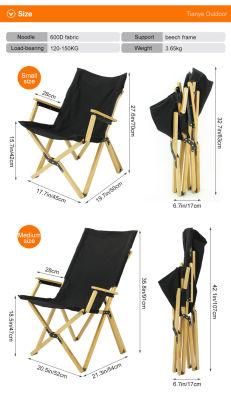 New Easy Folding Beech Wooden Chair