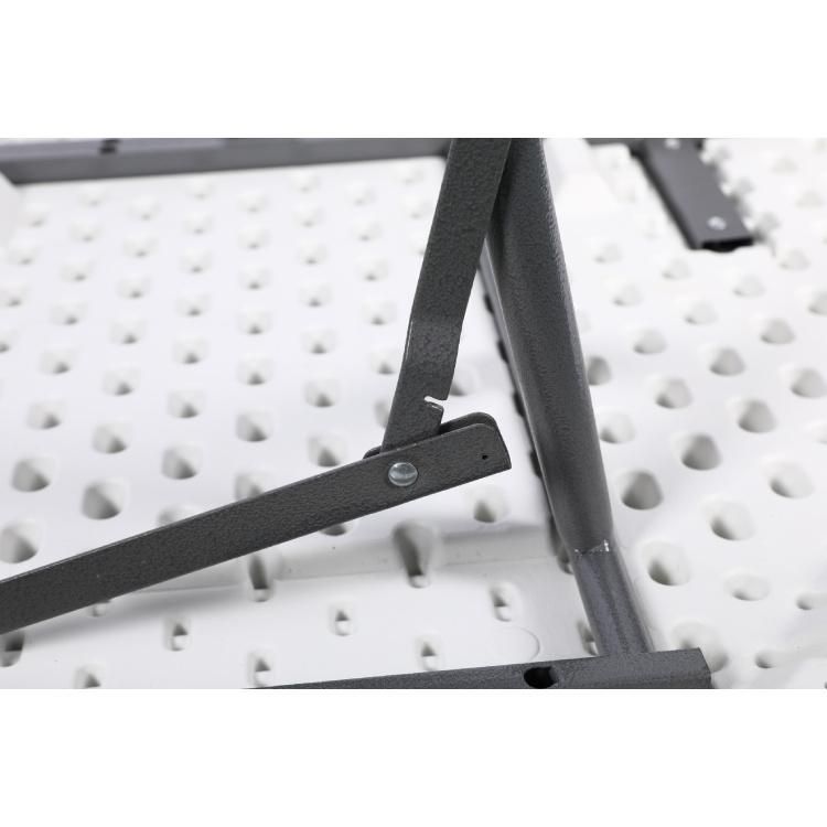 4FT Portable Outdoor White Plastic Round Folding Table for Banquet
