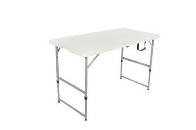 4FT Good Quality Adjustable Height Cheap Outdoor Plastic Folding Table