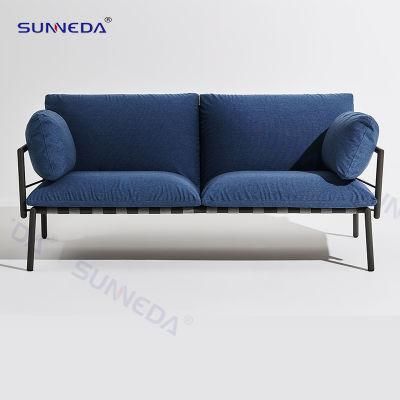 Hotel Luxury Aluminum Sofa Set Leisure Patio Couch