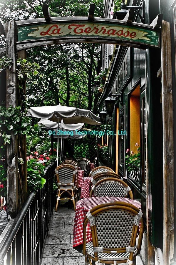 Outdoor Street Aluminum All Weather Bar Restaurant Beach Dining Furniture