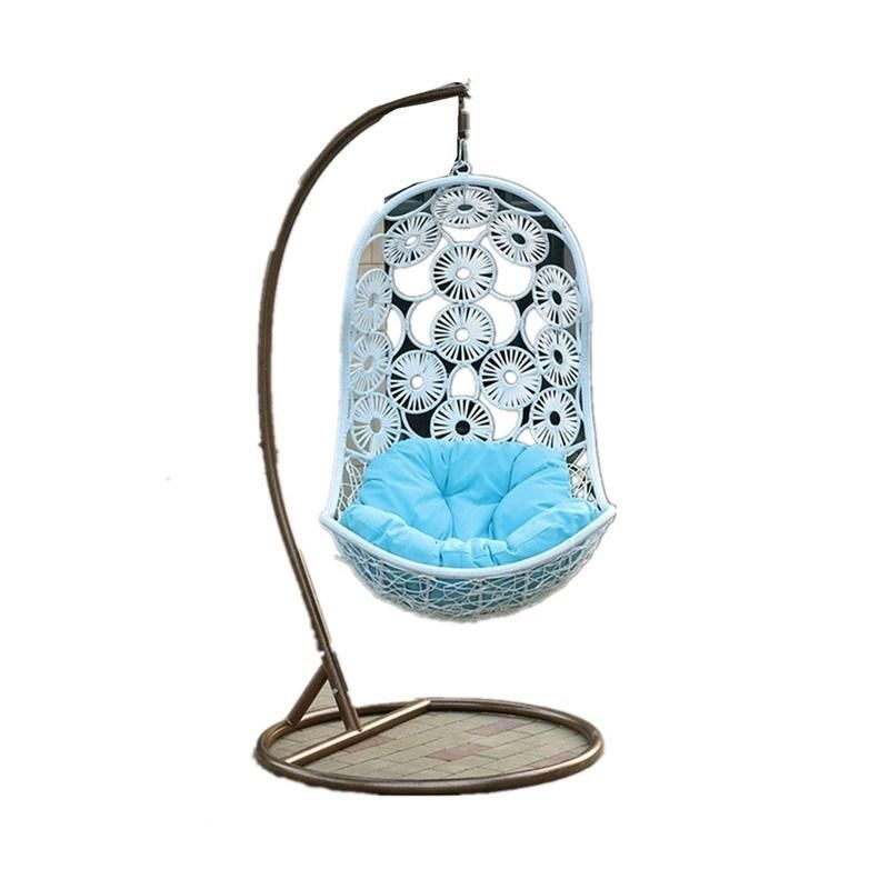 New Design Egg Hanging Patio Rattan Adult Children Swing Chair