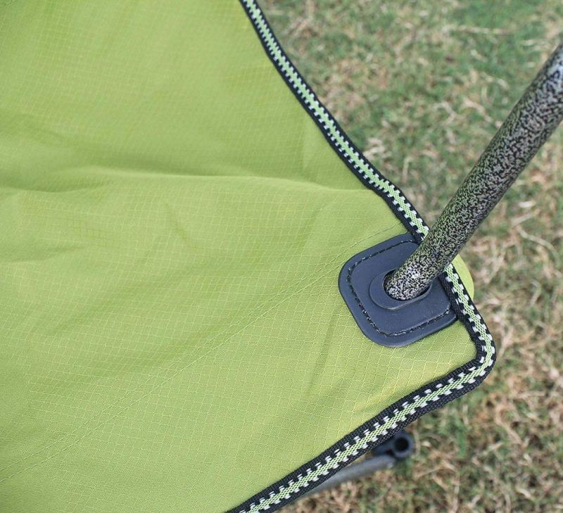Folding Outdoor Beach Chair with Mesh Cup Holder for Picnic, Camping, Fishing