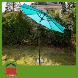 7FT Round Parasol with Crank Handle