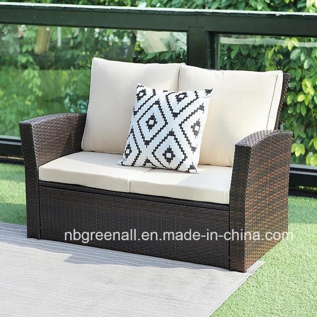 4PCS Kd Outdoor Garden Furniture for Patio Rattan Wicker Sofa
