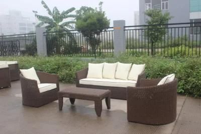 PE Rattan &amp; Aluminum Furniture, Outdoor Rattan 4PCS Sofa