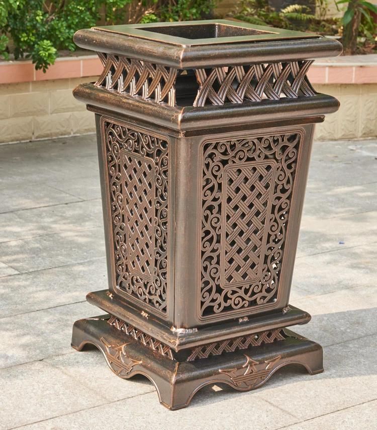Outdoor Furniture Bins Cast Aluminum Garden Bistro Furniture Patio
