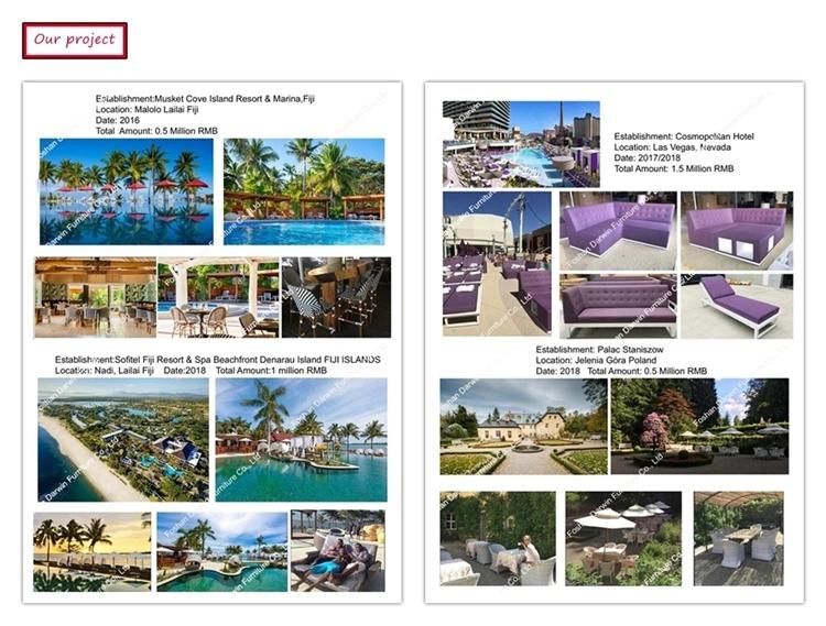 Modular Designs Loveseat Outdoor Sofas Set with Cushion Secional Furniture Manufacturer Garden Sofas