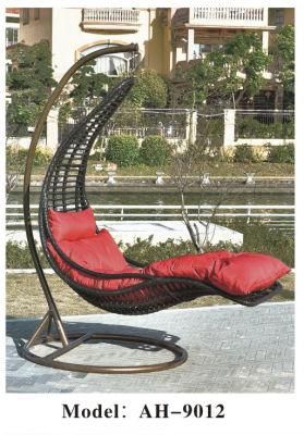 Hot Selling Modern Style Garden Rattan Egg Swing Chair with or Without Cushion Hanging Chair