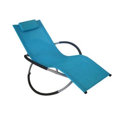 Outdoor Patio Lounger C-Spring Zero Gravity Rocking Chair