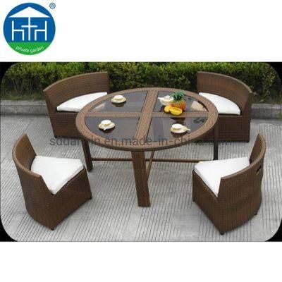 Leisure Yard PE Rattan Furniture Patio Wicker Garden Dining Furniture for Sale