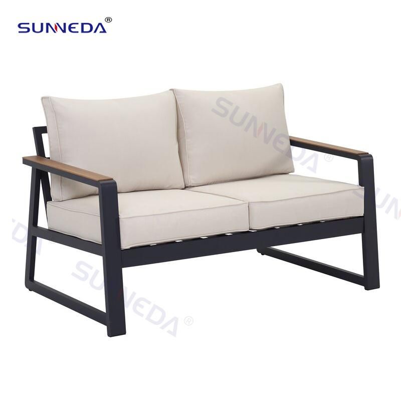 Aluminum Outdoor Sofa Set Leisure Garden Furniture Rectangle Table