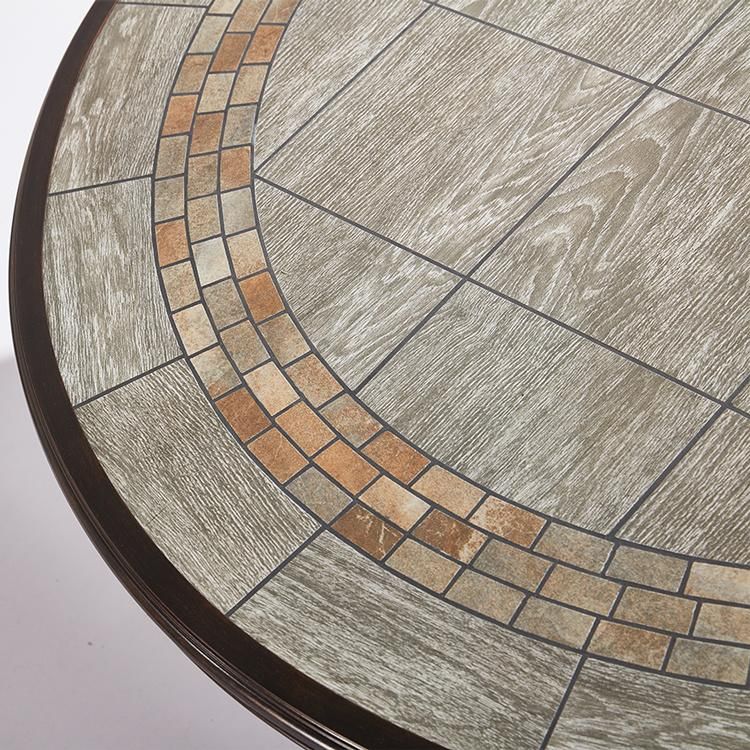 Antique Design Outdoor Round Furniture Garden Dining Set for Party