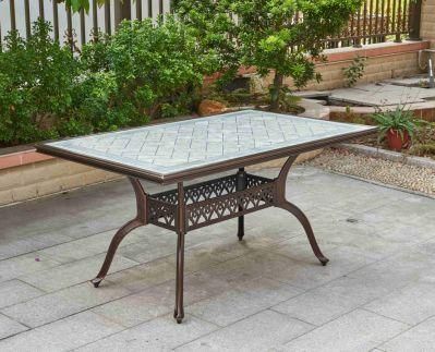 Factory Supply Quality Cast Aluminum Tables