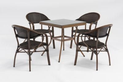 Polyethylene Rattan Aluminum Furniture Set