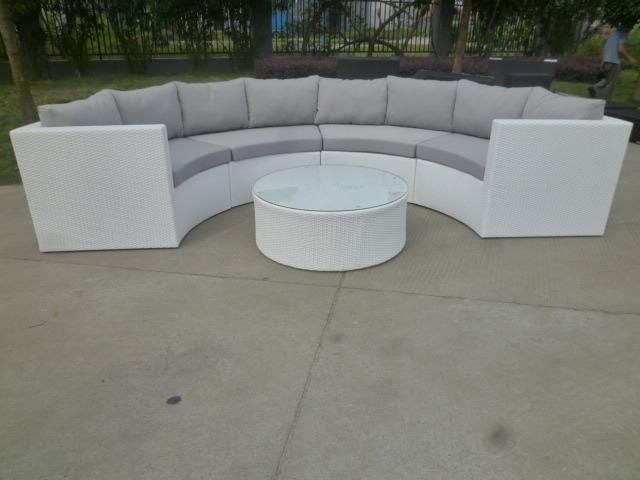 Foshan Outdoor Furniture Rattan Corner Sofa for Garden