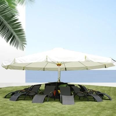 Factory UV Resistant Folding Outdoor Patio Aluminum Big Sun Umbrella Beach Parasol
