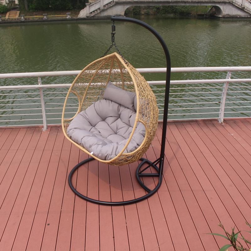 China Factory Lounger Cradle Rattan Comfortable Patio Balcony Swing Chair