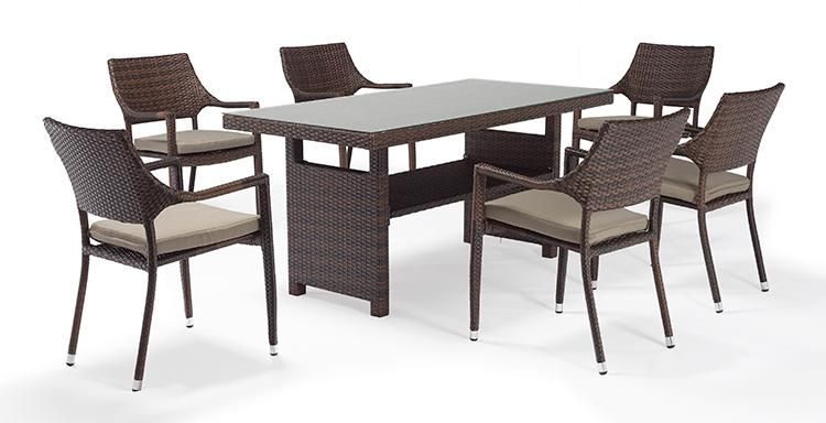 6 Seater Patio Table and Chair Furniture Dining Set Outdoor