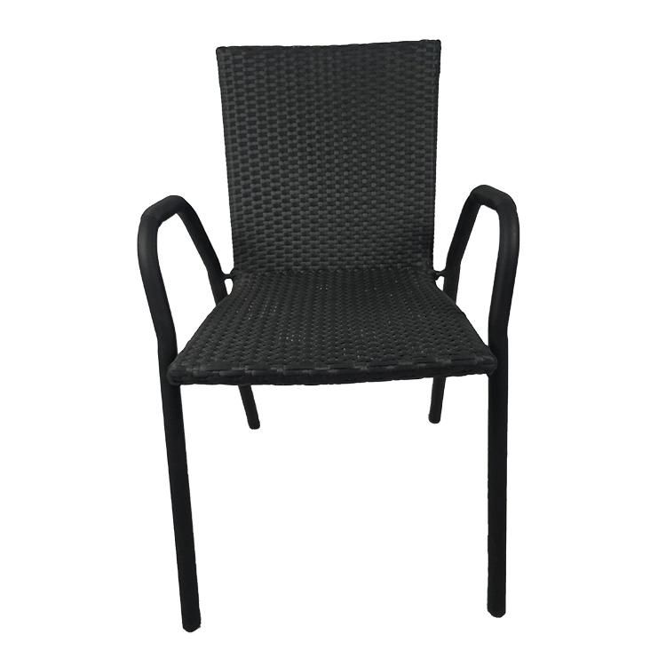 Waterproof Commercial Cafe Dining White Contemporary Modern Outdoor PE Rattan Dining Furniture