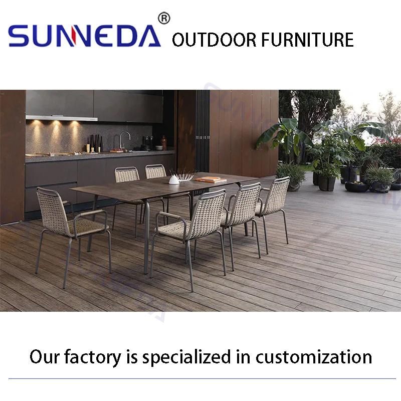 Hot Selling Luxury Modern Patio Dining New Design Outdoor Rope Chair