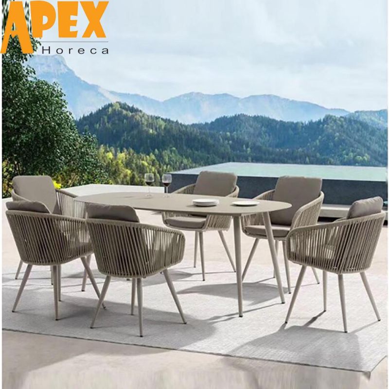 New Outdoor Garden Waterproof Dining Room Table Chair Furniture Set