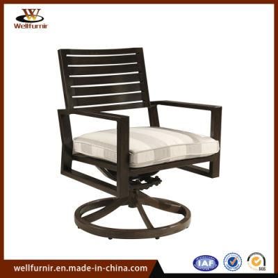 Outdoor Garden Aluminum Furniture Dining Motion Chair (WF-060031)