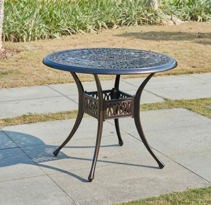 Cast Aluminum Chair for Outdoor Decoration