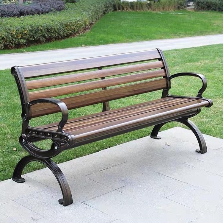 Wholesale Plastic Wood Styled Chairs Outdoor Furniture Relax Garden Chair
