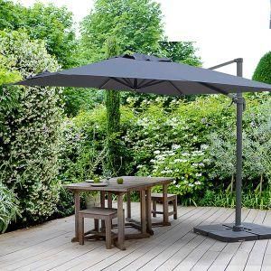 Patio Waterproof Garden Furniture Coffee Shop Square Outdoor Parasol Luxury Roma Umbrella
