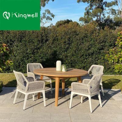 Latest Design 4 Seater Cubed Rattan Hotel Garden Furniture Set Home Villa Outdoor Furniture