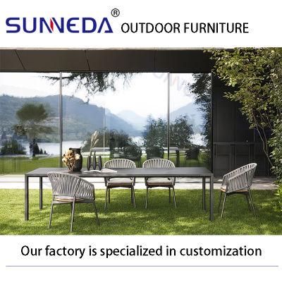 Aluminium Alloy Classic Durable Metal Studio Hotel Garden Furniture Set