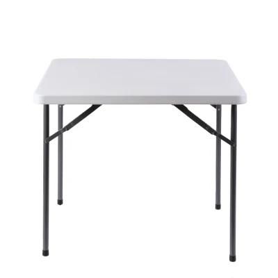 Factory Price Folding 34 Inch Plastic Square Table