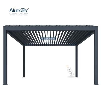 Highly Recommend Louvre Manual Pergola For Hanging Plants