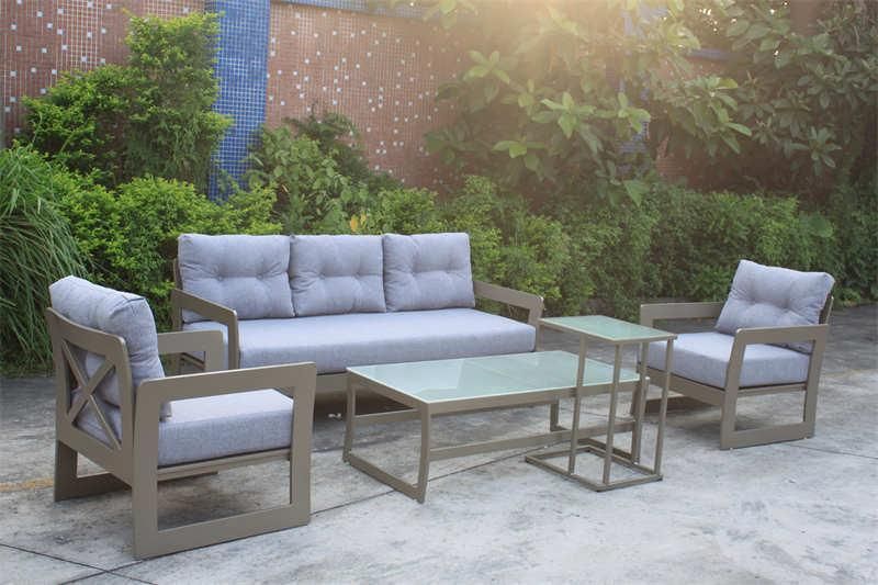 Garden Corner Sofa Lounge Villa Patio Sectional 3 Seater Rattan Wicker Sofa