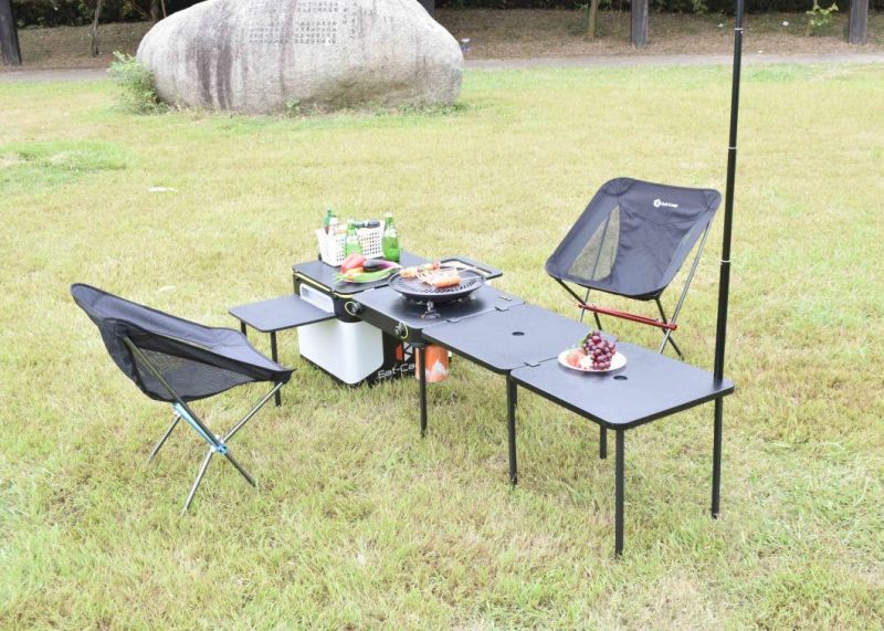 Folding Picnic Table with Gas Stoven