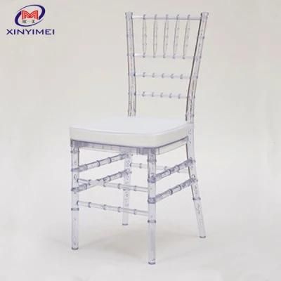 Custom Wholesale Transparent Dining Acrylic Chiavari Chair for Wedding