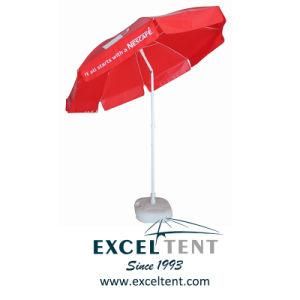 Customized Logos Advertising PVC Sun Beach Umbrella with Tilt (TKET-2041)