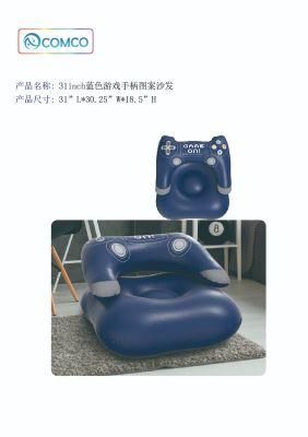 31inch Blue Gamepad Pattern Sofa