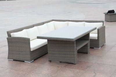 Modern Combination Darwin or OEM Outdoor Corner Sofa Garden Rattan Lounge Set