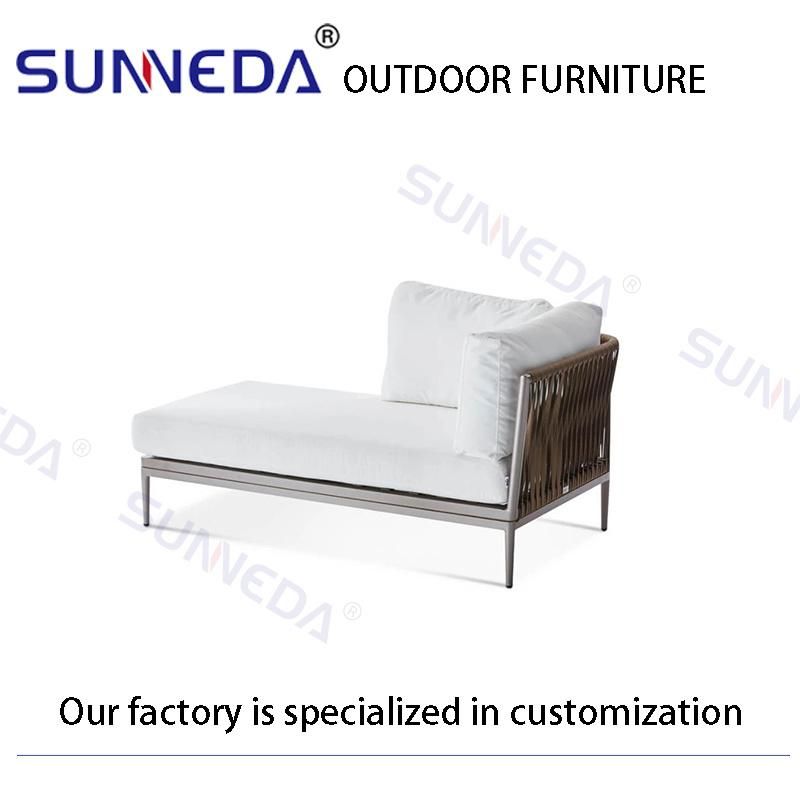 Modern Outdoor Series Concubine Chair Sofa with Tea Table